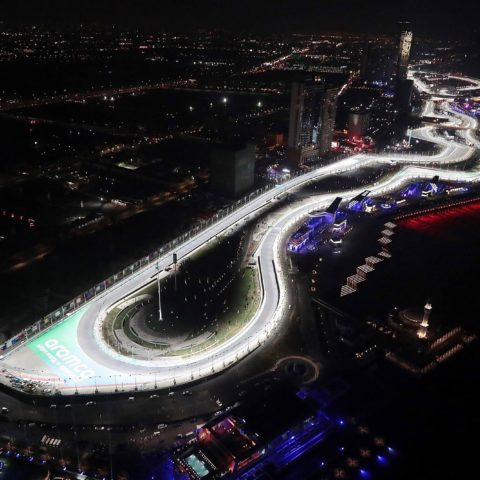 Saudi Arabian GP at the Jeddah F1 Street Circuit