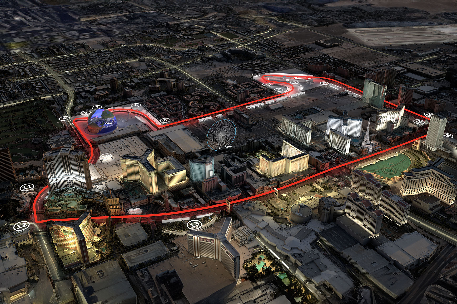 Las Vegas Grand Prix Circuit